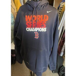 Nike Therma Fit 2013 World Series  Blue Hoodie Sweatshirt XXL Boston Red Sox